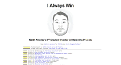 Desktop Screenshot of dougalwayswins.biz